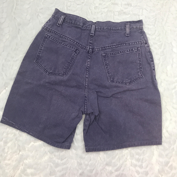 Vintage 80s High Waisted Purple Sasson Mom Shorts - Picture 2 of 4